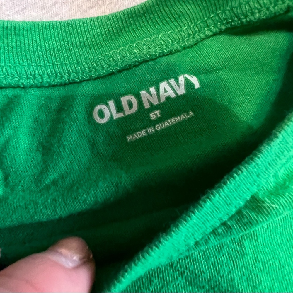 Old Navy Kids' Green and Gray T-Shirts Set - Picture 3 of 8